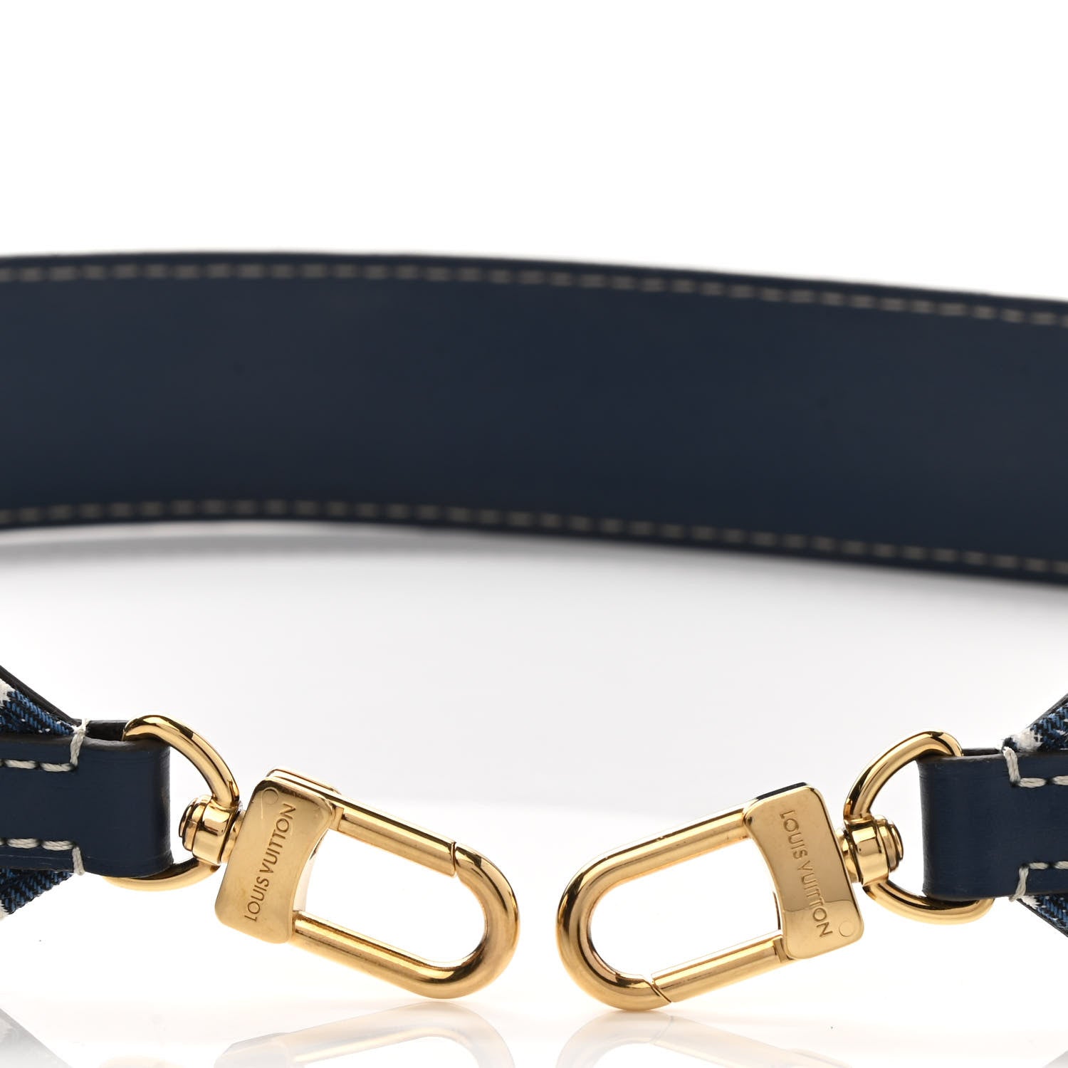 Louis Vuitton Denim Monogram Jacquard Bandouliere Shoulder Strap Bleu 5 of 5