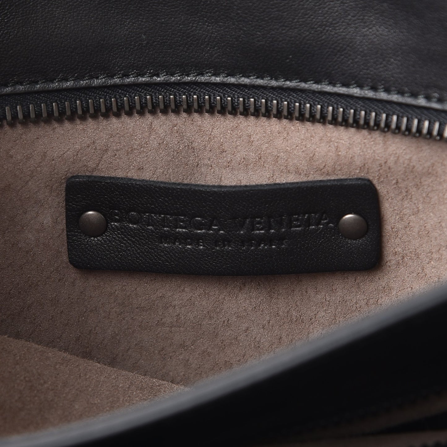 Nappa Intrecciato Medium Top Handle Tote Nero Black