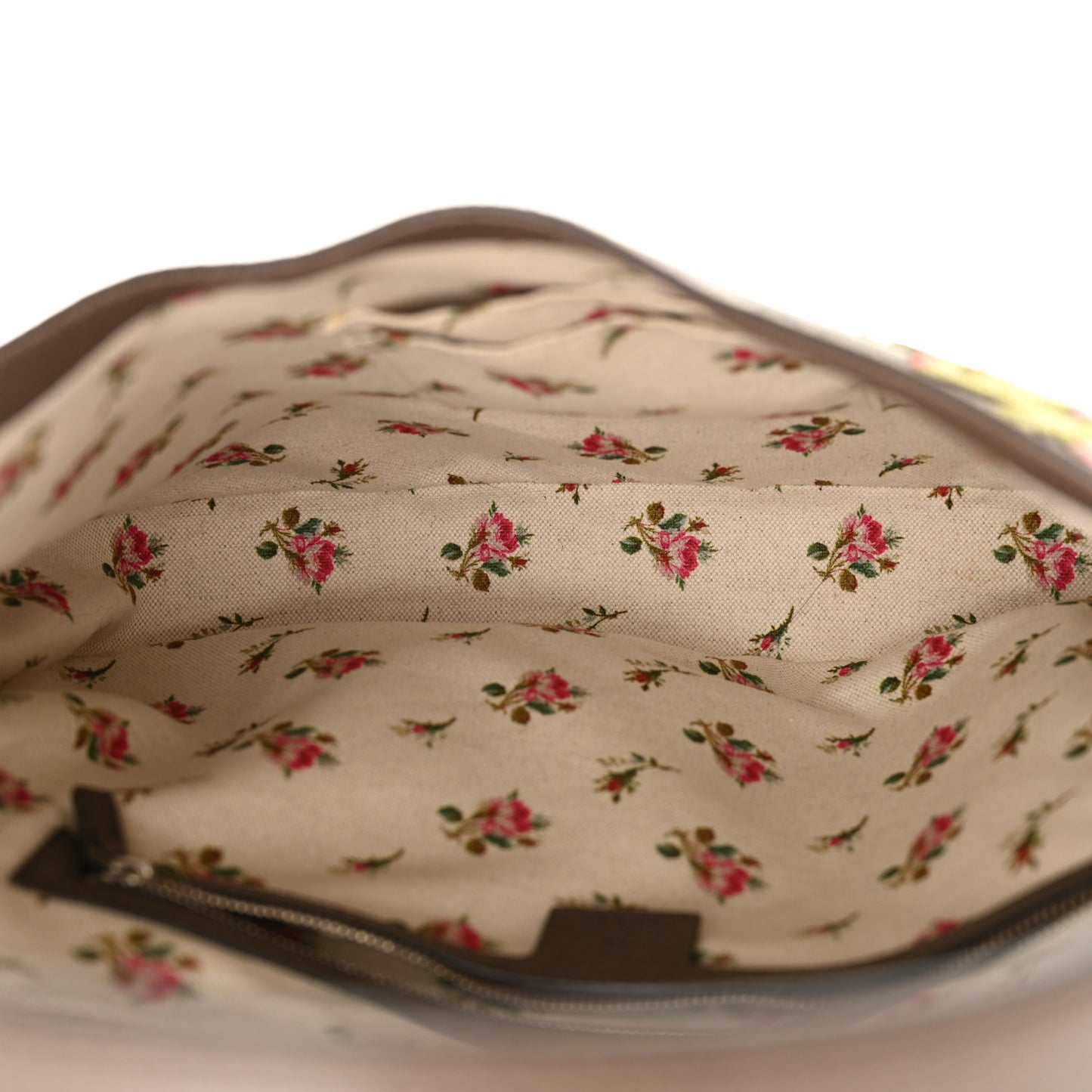 GG Supreme Monogram Web Embroidered Medium Dionysus Hobo Beige New Acero Multicolo Beige New Acero Multicolor