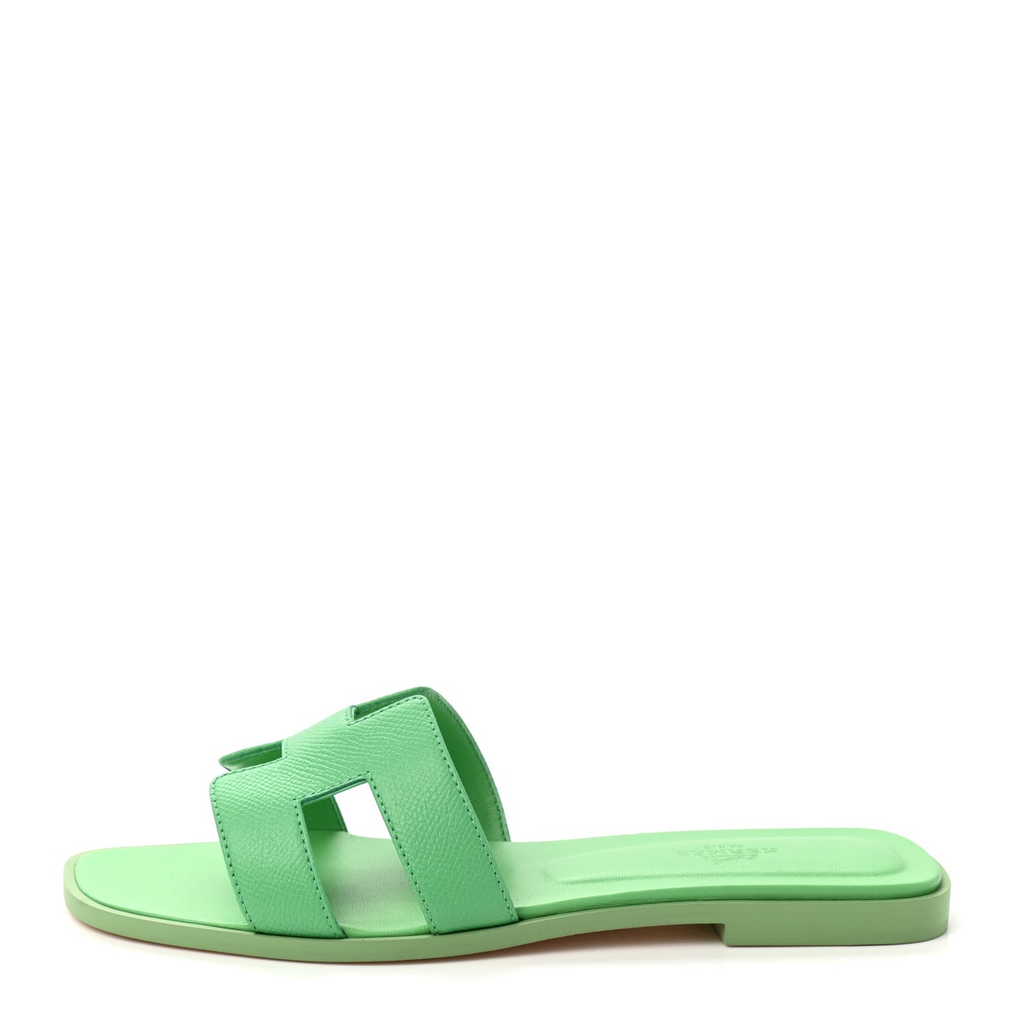 Epsom Oran Sandals 38.5 Vert Pomme