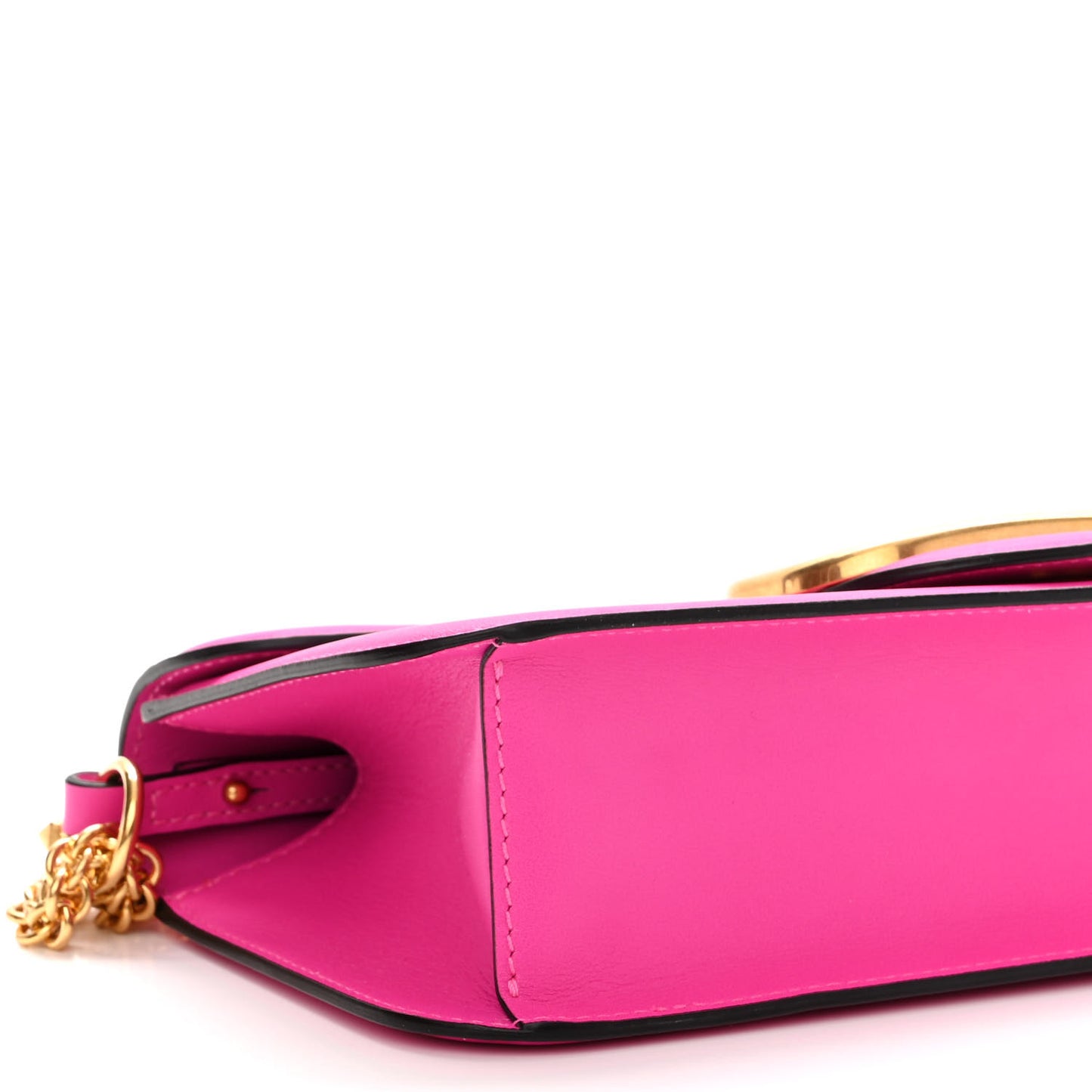 Calfskin Vlogo Loco Shoulder Bag Pink PP