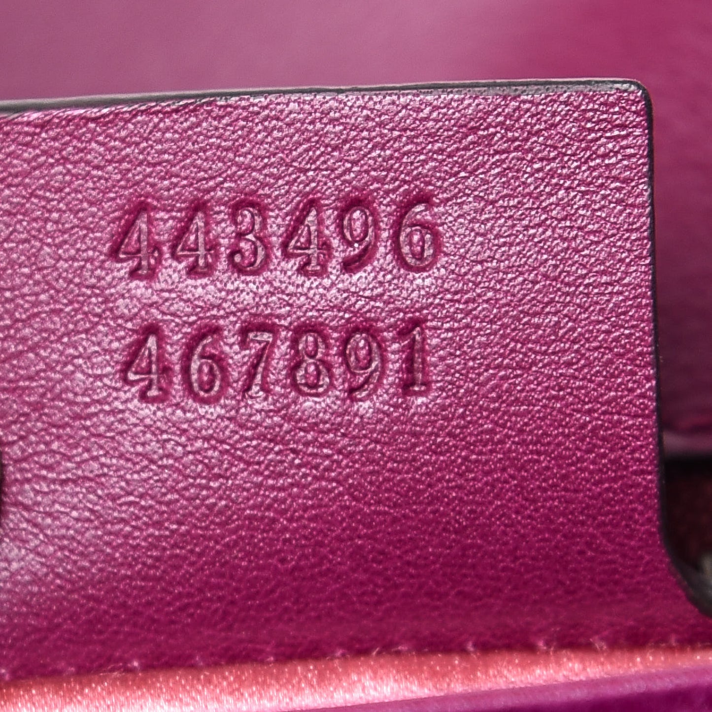 Velvet Matelasse Loved Embroidered Medium GG Marmont Shoulder Bag Fuchsia Violet Cyclamen