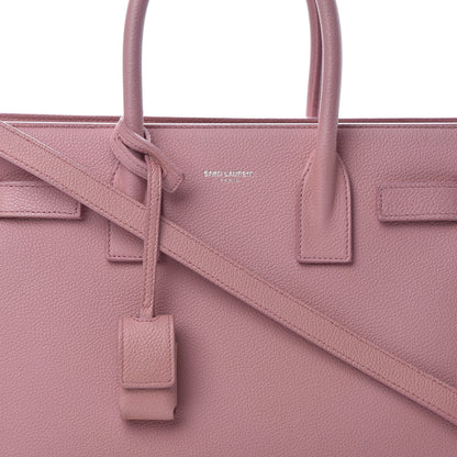 Saint Laurent Grained Calfskin Baby Sac De Jour Dark Rose 8 of 20