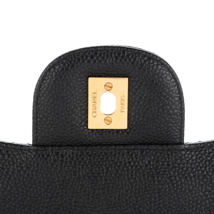 Chanel Caviar Quilted Maxi Double Flap Black 6 of 8