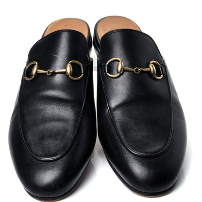 Gucci Calfskin Womens Princetown Slippers 37.5 Black 5 of 11