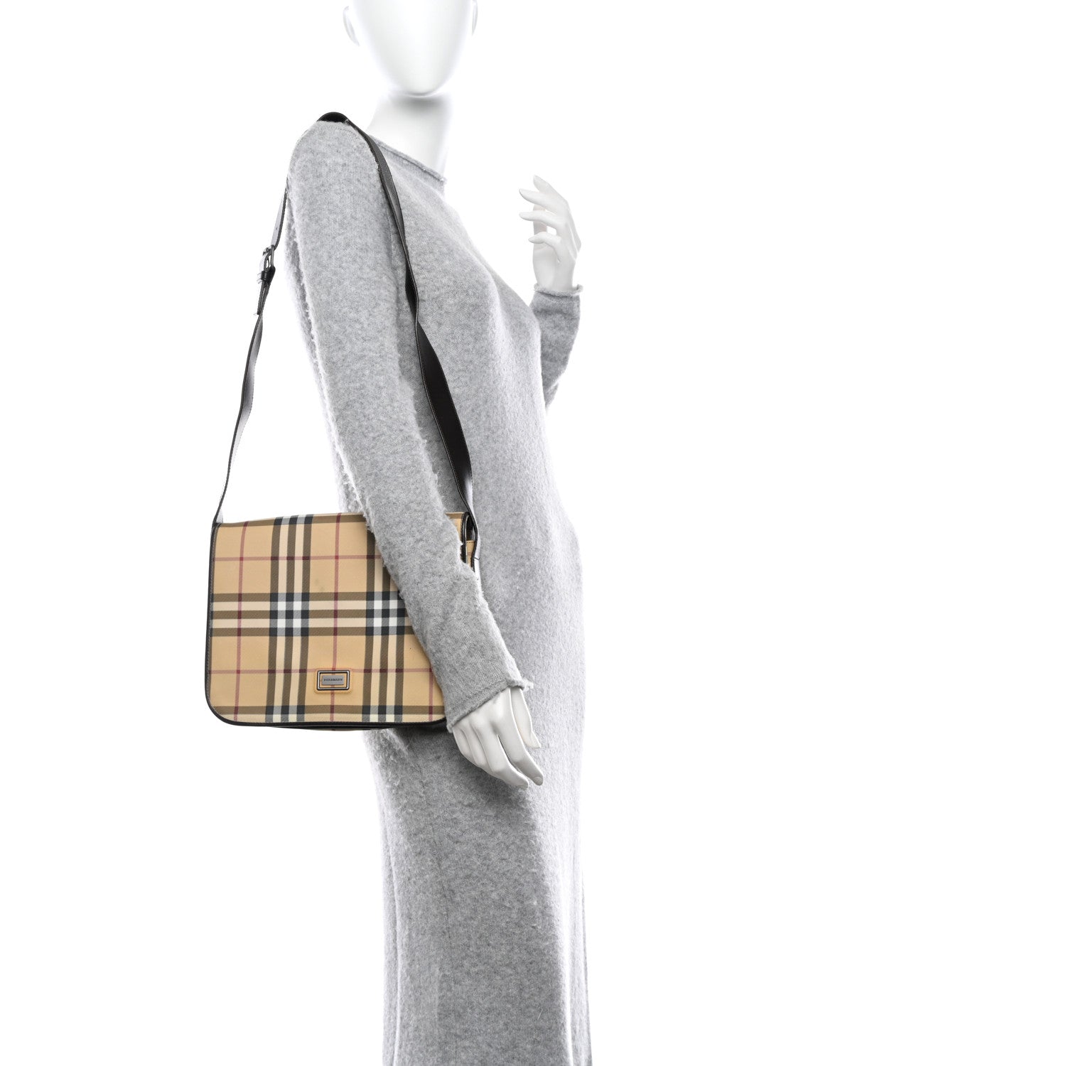 Burberry Nova Check Diaper Messenger Bag 2 of 9