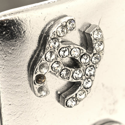 Chanel Metal Crystal CC Cuff Silver 8 of 8