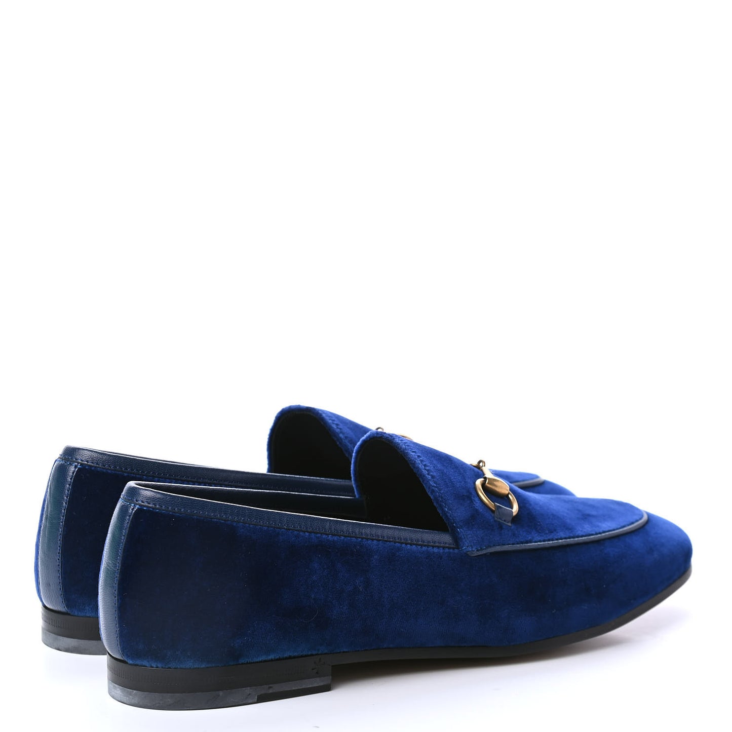 Velvet Horsebit Womens Jordaan Loafers 37 Blue Cobalt