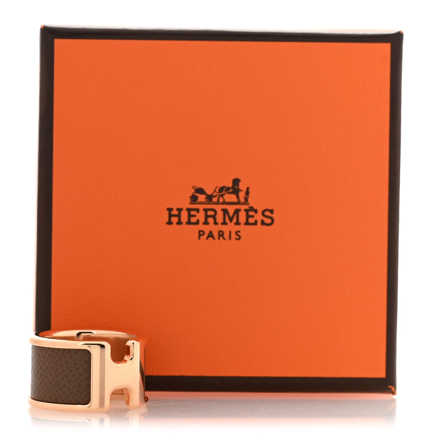 Madame Calfskin Large Olympe Ring S Etoupe