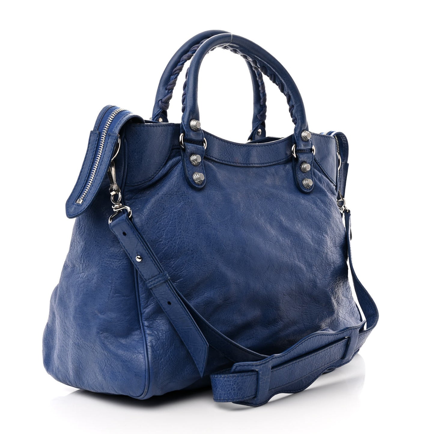 Agneau Giant 12 Silver Hardware Velo Bleu Glacier
