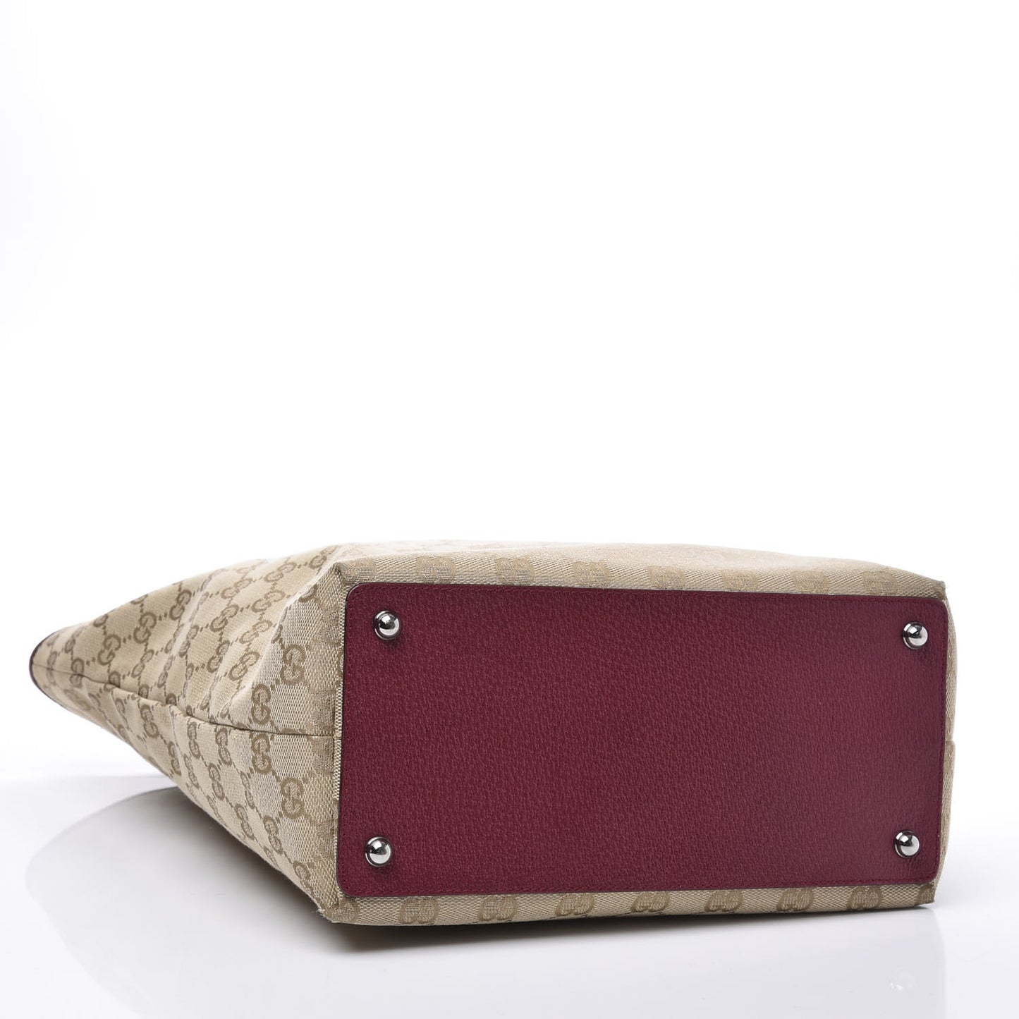 Monogram Large Eclipse Tote Beige Red