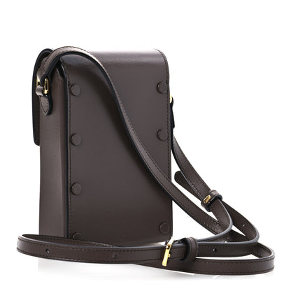 Gucci Boarded Plutone Calfskin Mini Horsebit 1955 Crossbody Bag New Acero 3 of 15