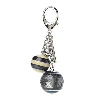 Louis Vuitton Mini Lin Croisette Bag Charm Black 2 of 3