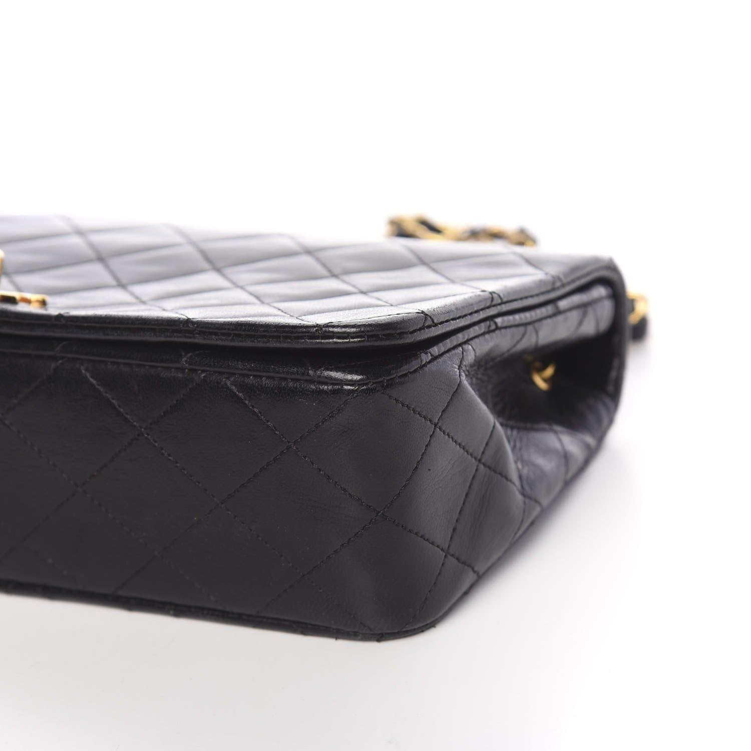 Chanel Lambskin Quilted Small Single Flap Black 11 of 12