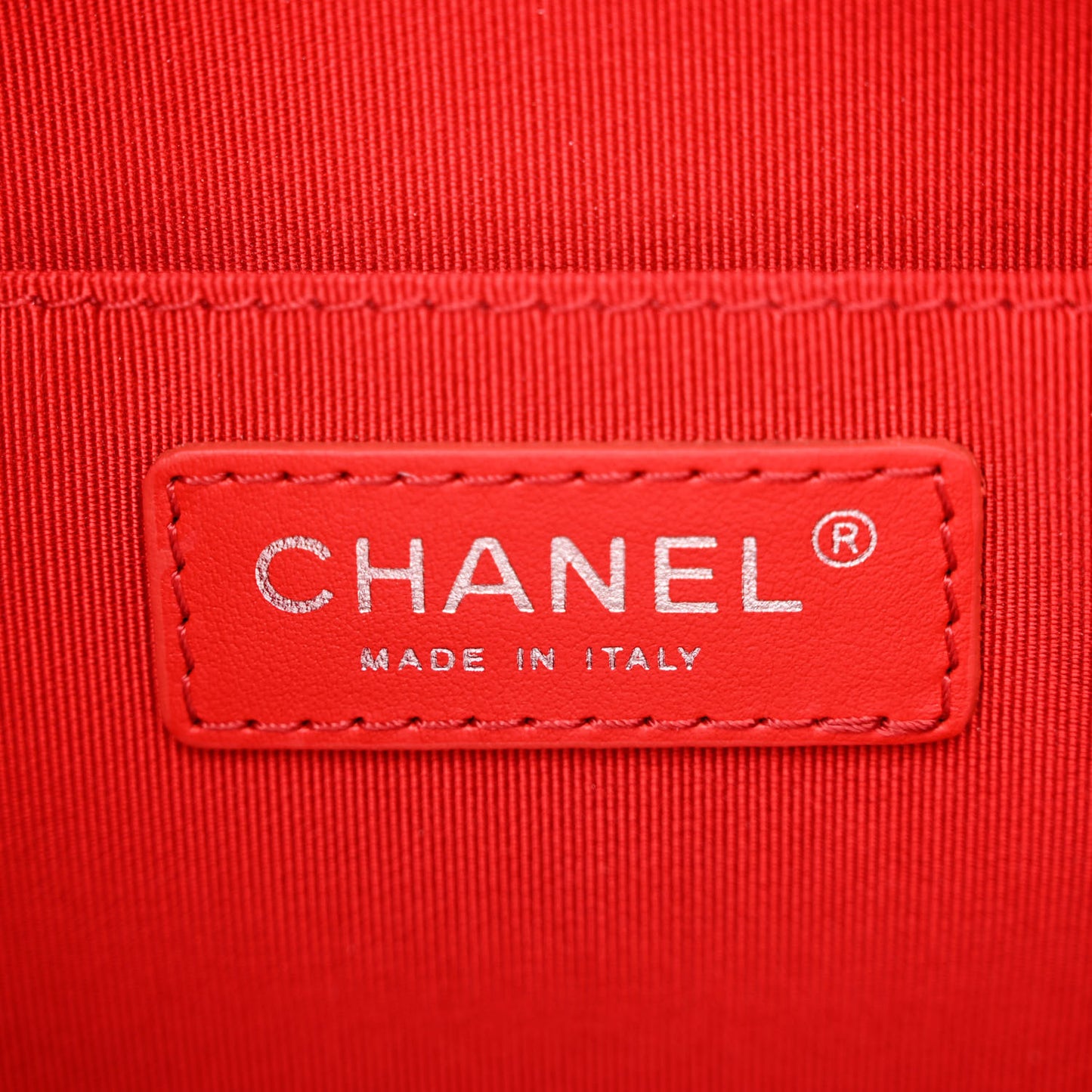 Lambskin Quilted Mini CC Box Camera Bag Red