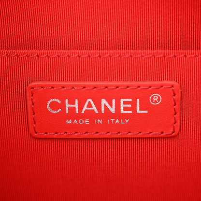 Chanel Lambskin Quilted Mini CC Box Camera Bag Red 6 of 12