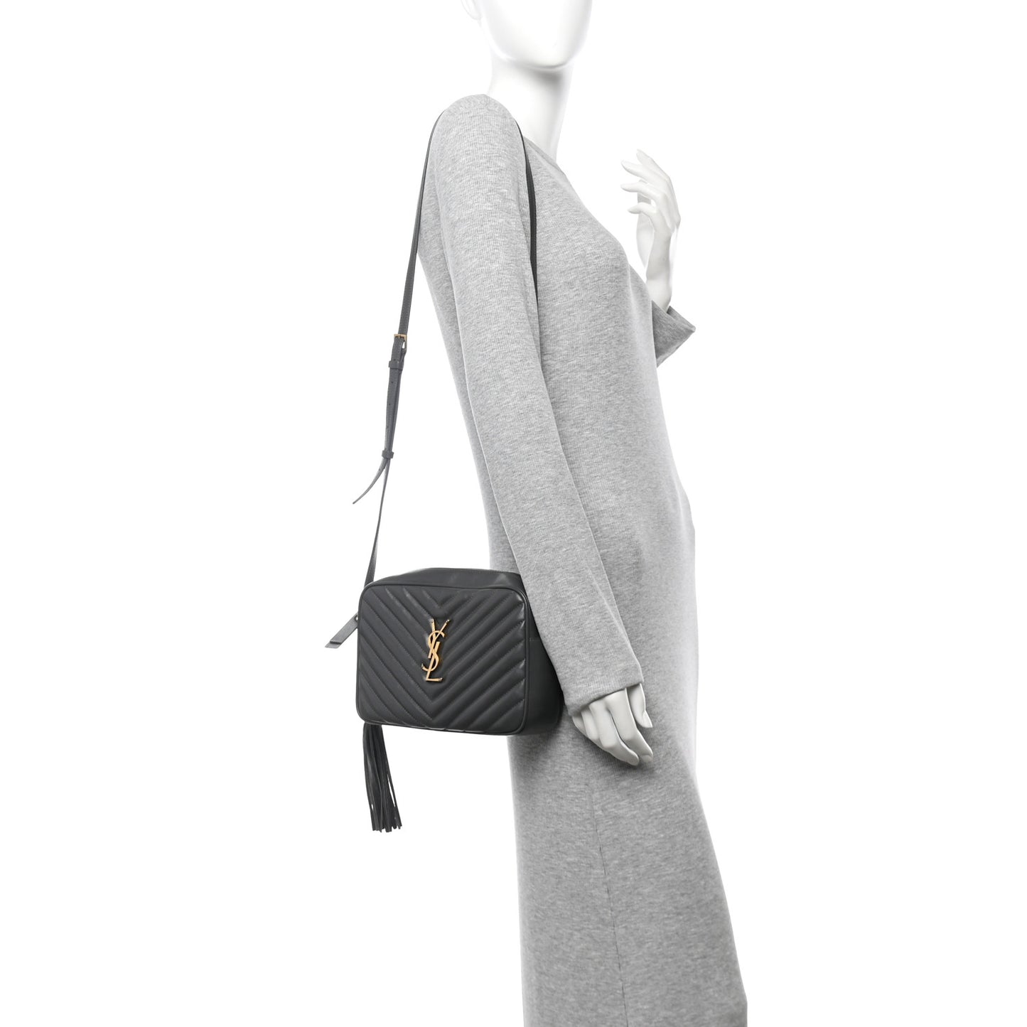 Calfskin Matelasse Monogram Lou Camera Bag Storm