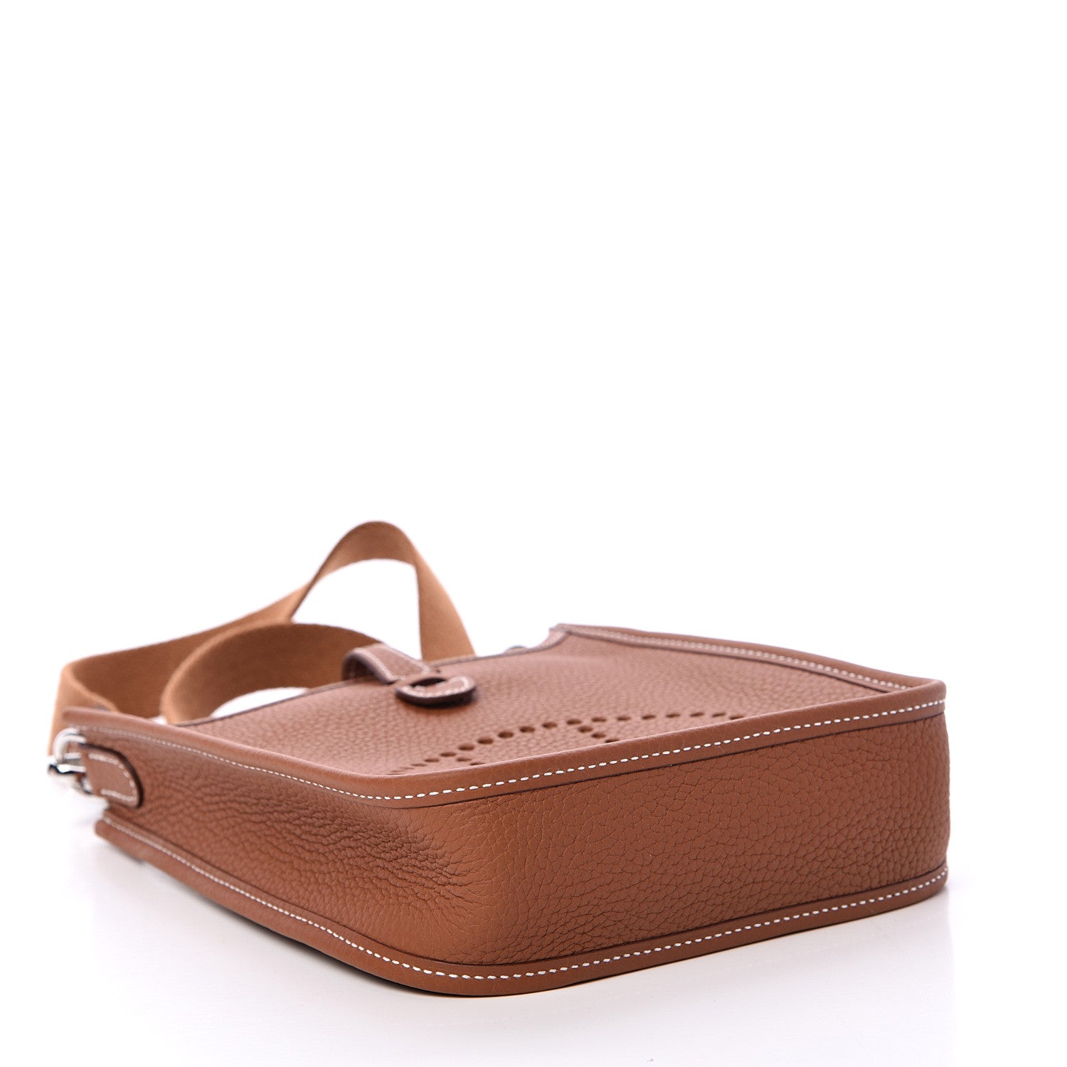 Hermes Taurillon Clemence Evelyne TPM Gold 3 of 10