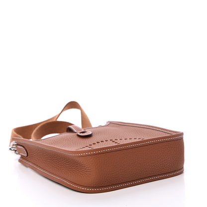 Hermes Taurillon Clemence Evelyne TPM Gold 3 of 10