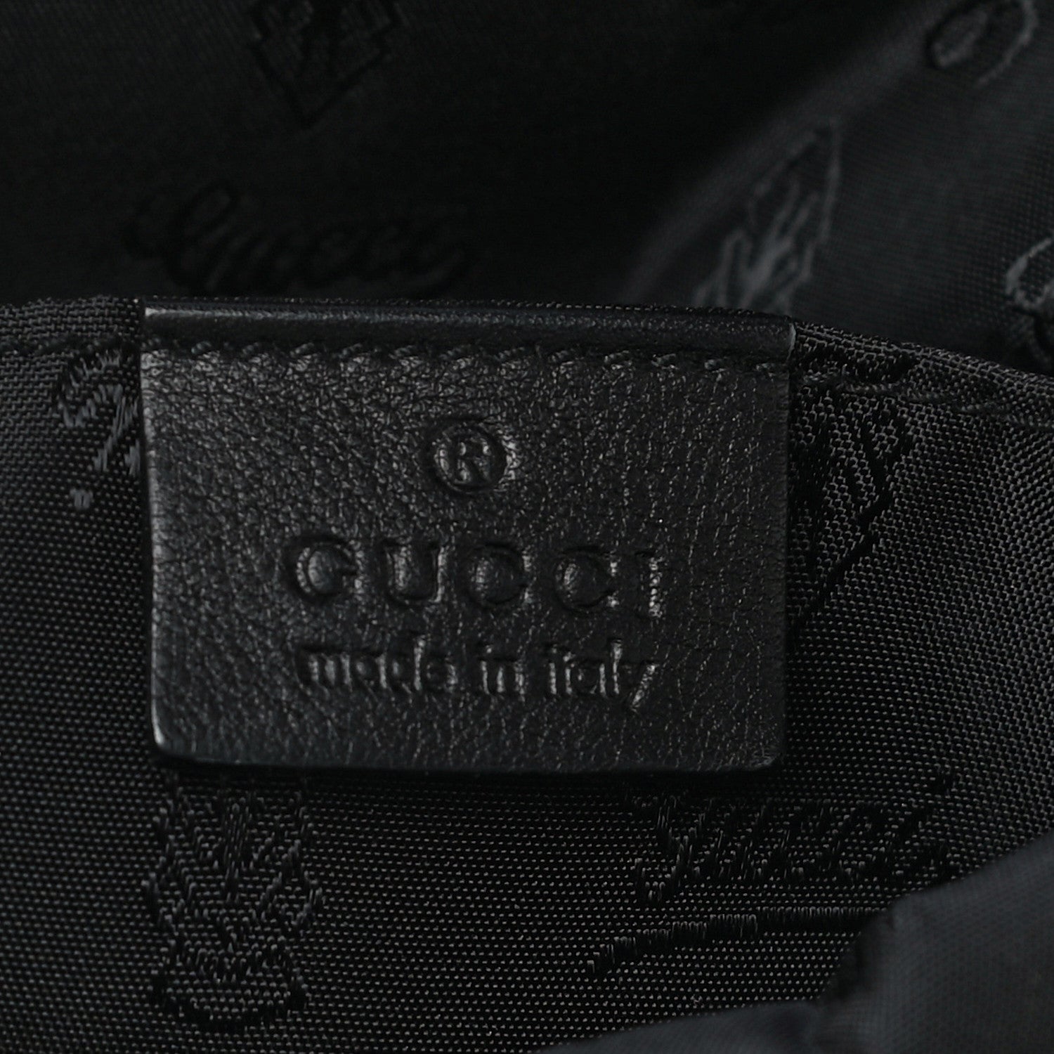 Gucci Calfskin Lucy Folded Clutch Black 7 of 9