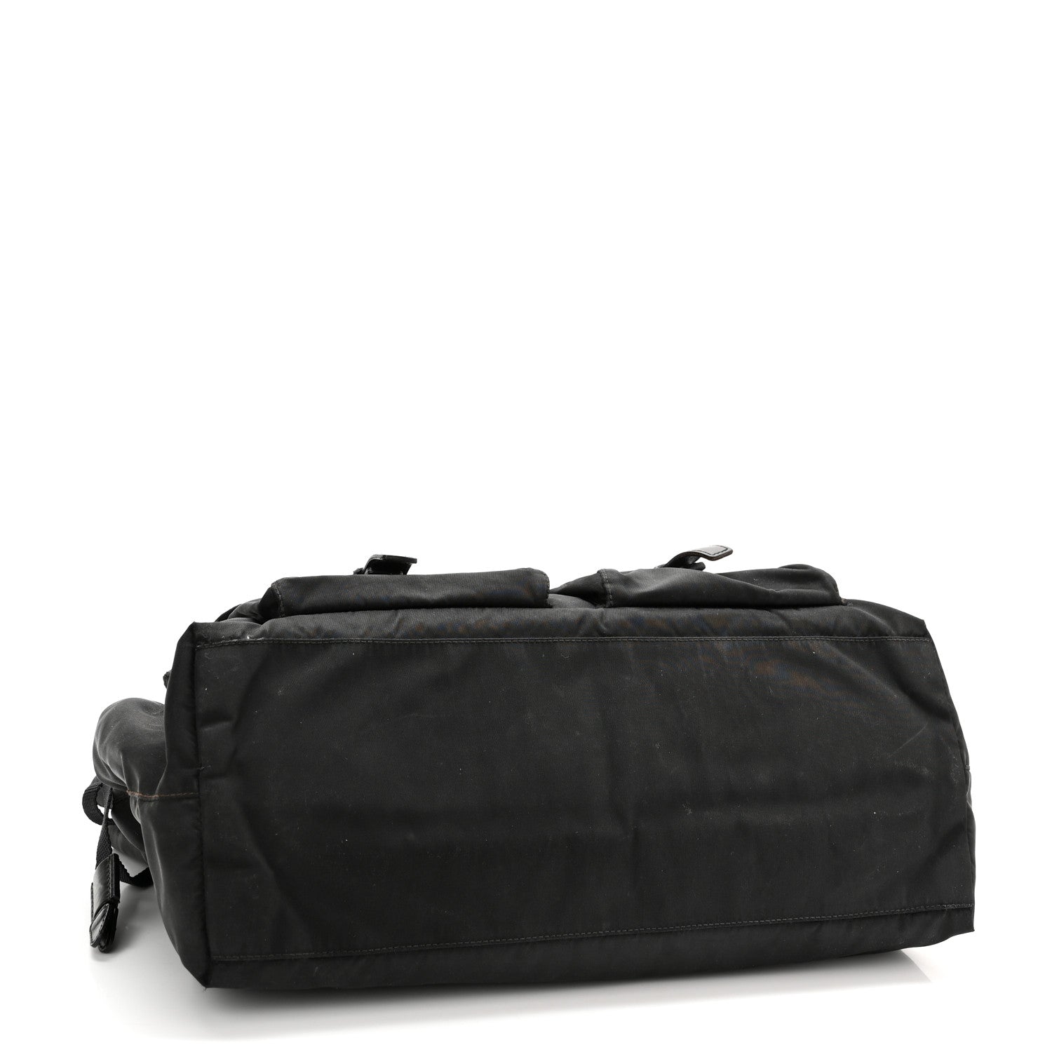 Prada Nylon Vela Drawstring Shopping Tote Black 3 of 9