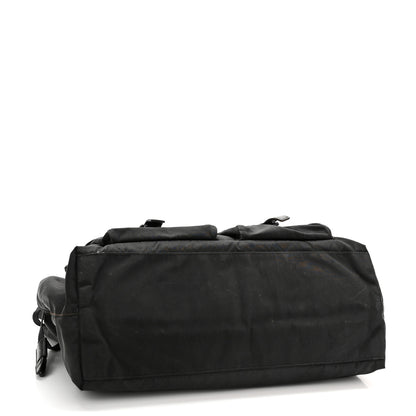 Prada Nylon Vela Drawstring Shopping Tote Black 3 of 9