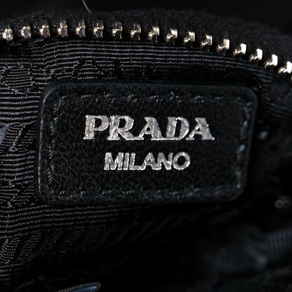 Prada Re-Nylon Nappa Triangle Quilted Padded Double Handled Zip Pocket Tote Black 10 of 13