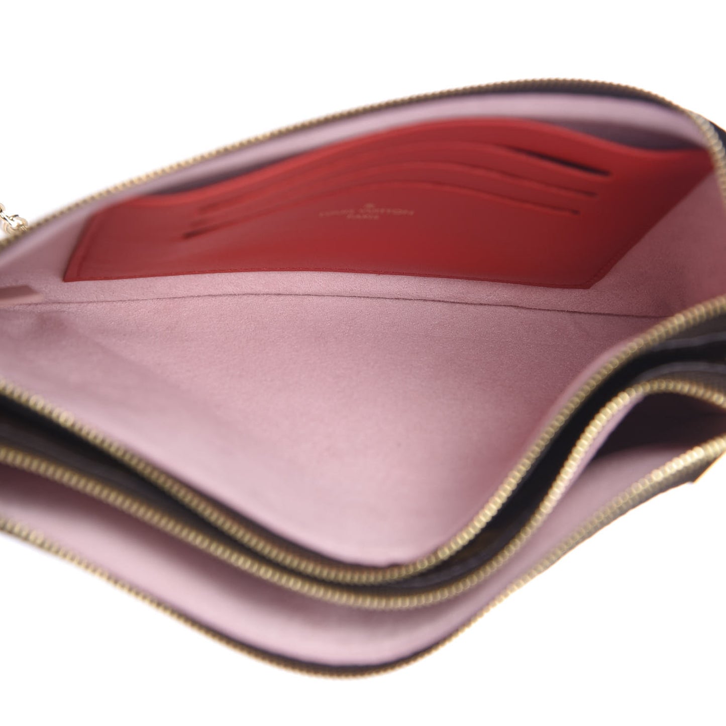 Monogram Blooming Flowers Double Zip Pochette