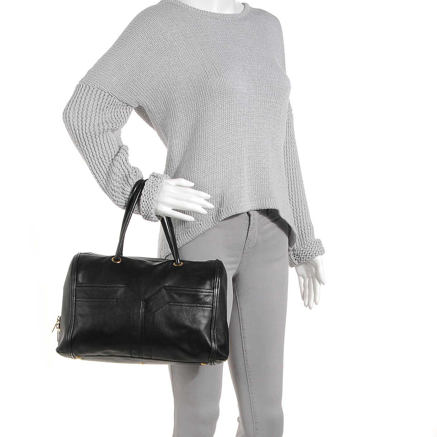 Calfskin Lucky Chyc Boston Black