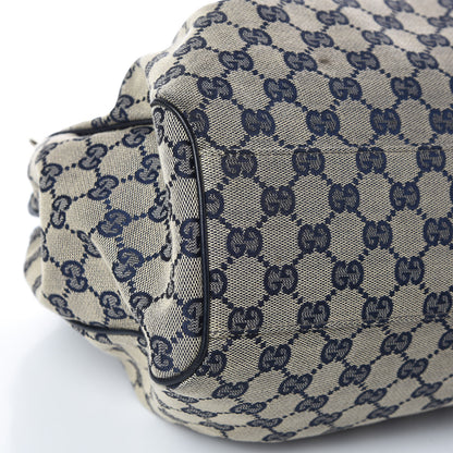 Gucci Monogram Medium Sukey Tote Navy 10 of 13