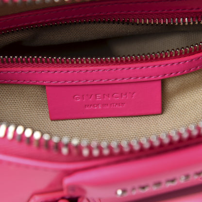 Givenchy Shiny Lord Calfskin Mini Antigona Shocking Pink 7 of 10