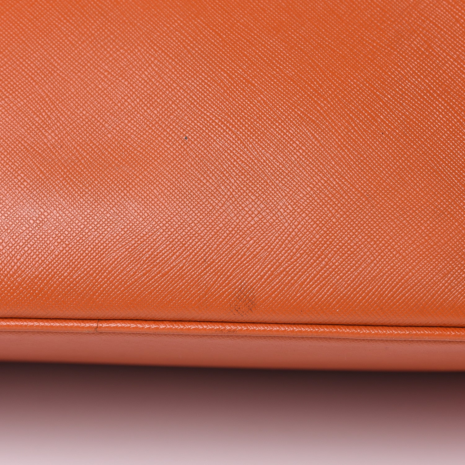 Prada Saffiano Lux Medium Tote Papaya 17 of 22