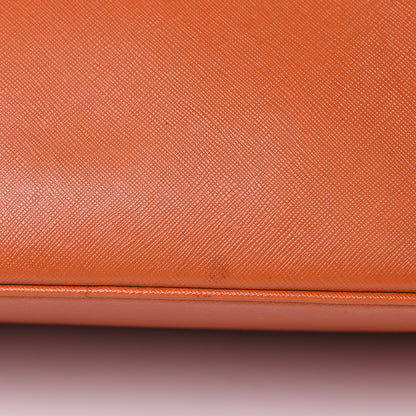 Prada Saffiano Lux Medium Tote Papaya 17 of 22