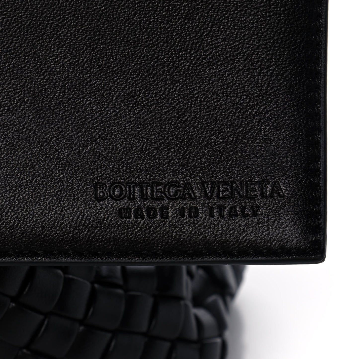 Nappa Intrecciato Medium Padded The Handle Tote Black