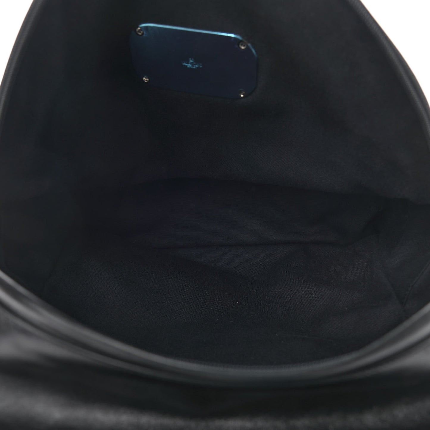 Smooth Calfskin VRing Backpack Black