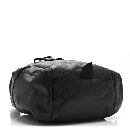 Louis Vuitton Calfskin Monogram Shadow Discovery Backpack Black 4 of 10