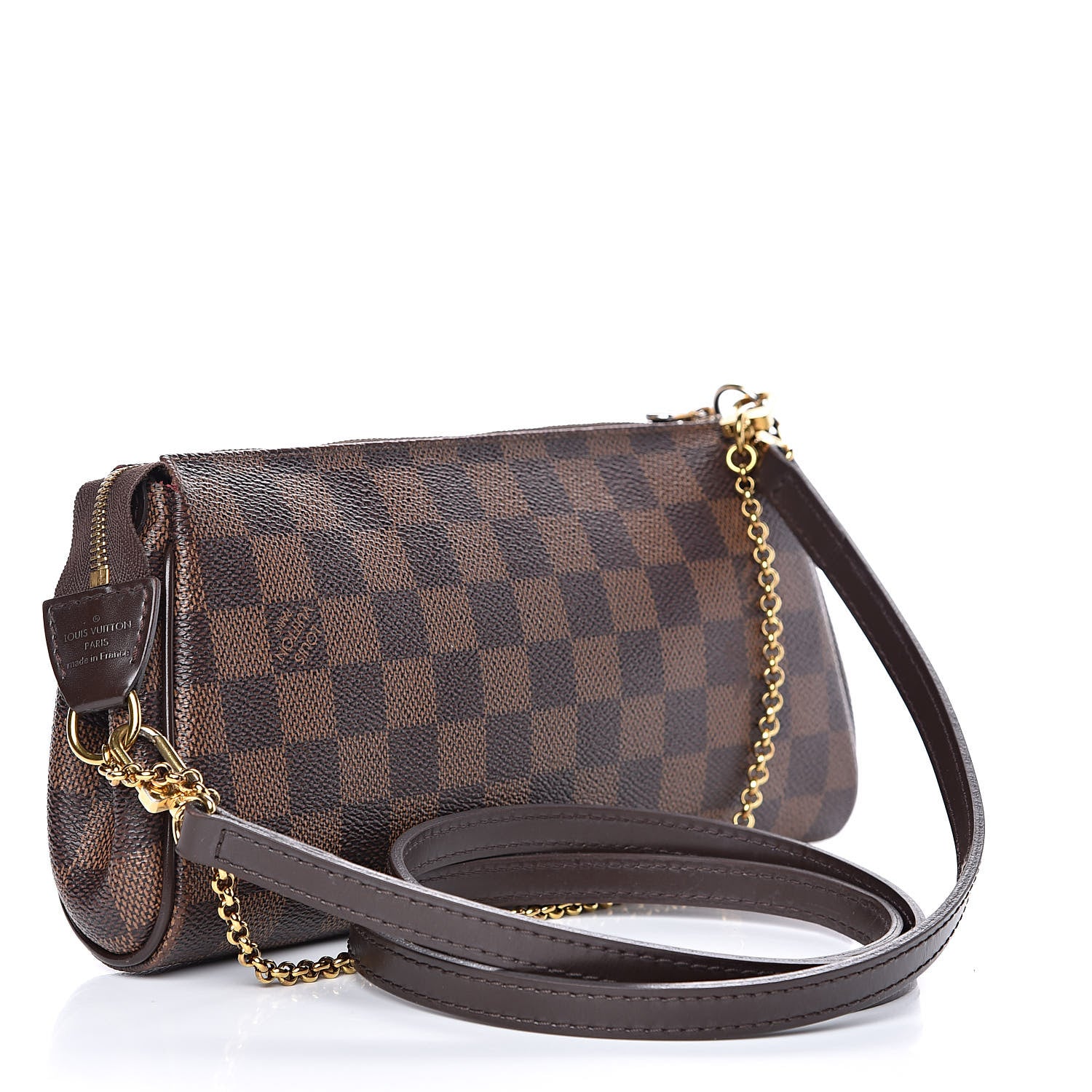 Louis Vuitton Damier Ebene Eva Clutch 3 of 14