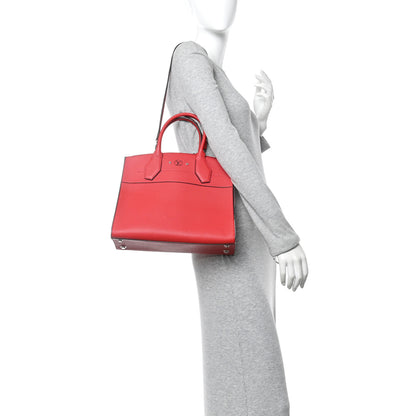 Louis Vuitton Taurillon City Steamer MM Rubis 2 of 12