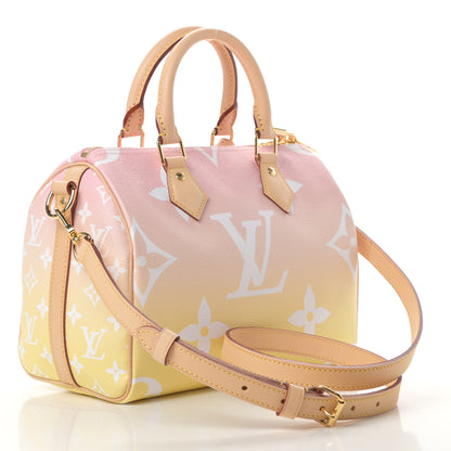 Louis Vuitton Monogram Giant By The Pool Speedy Bandouliere 25 Light Pink 3 of 10