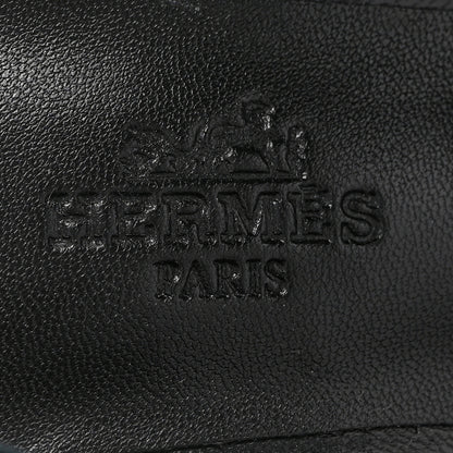 Hermes Goatskin Jackie 50 Pumps 35 Black 7 of 10