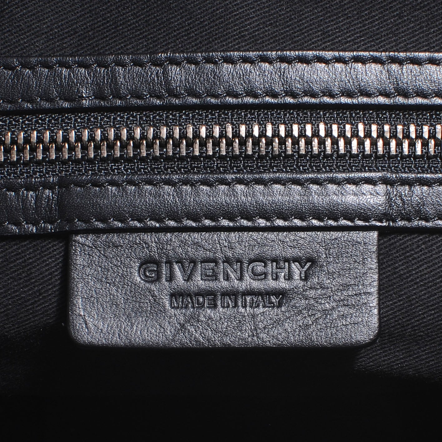 Calfskin Star Embossed Nightingale Navy