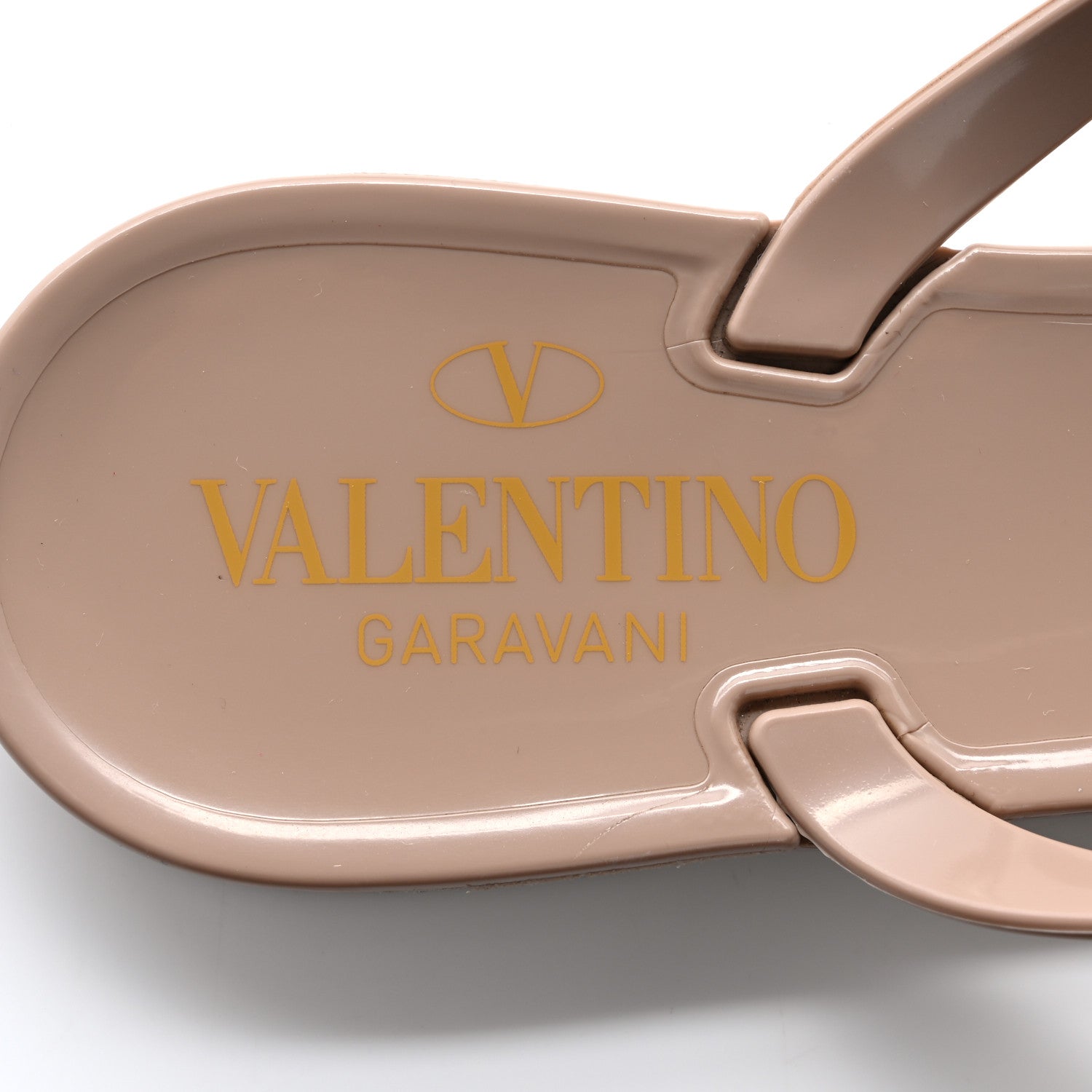 Valentino Garavani PVC Jelly Rockstud Bow Thong Sandals 36 Poudre 7 of 11