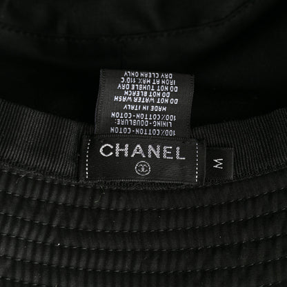 Chanel Cotton CC Bucket Hat M Black 8 of 8