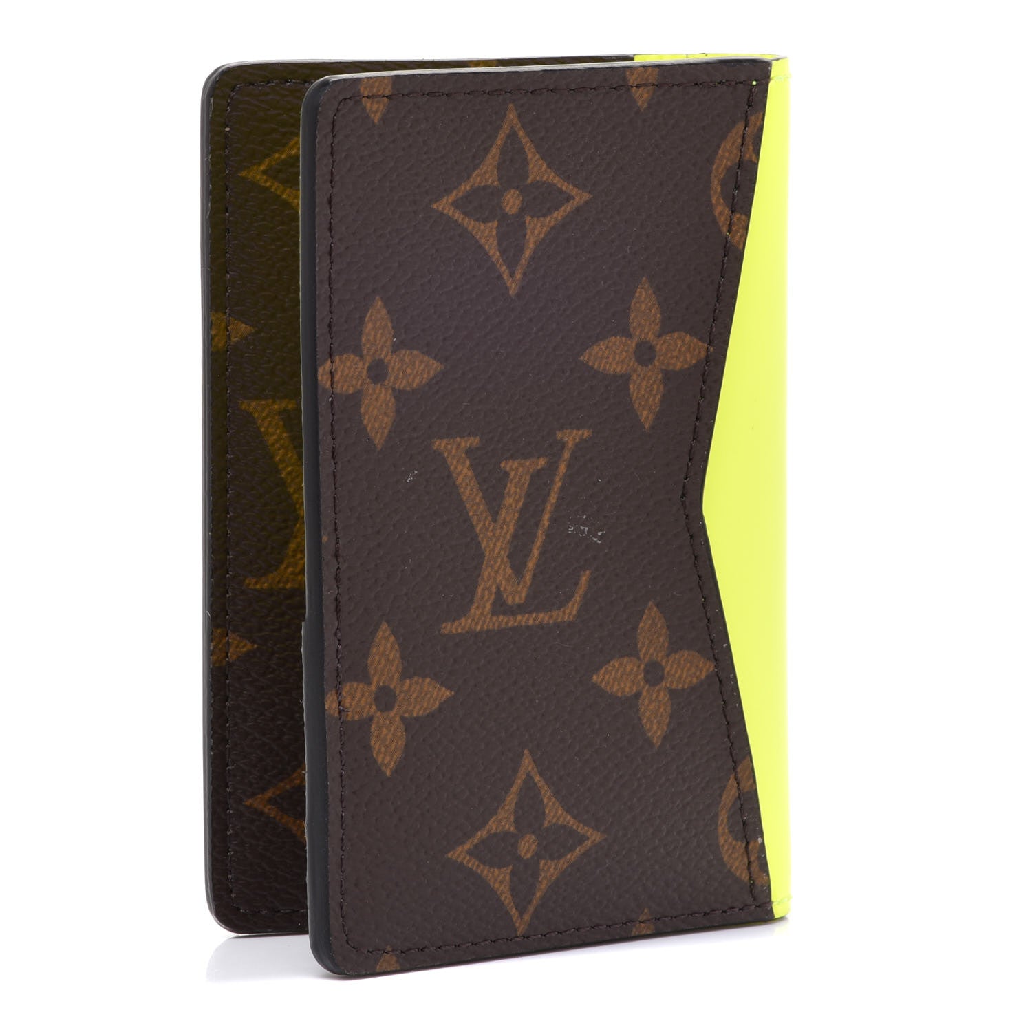 Louis Vuitton Monogram Pocket Organizer NM Yellow 3 of 6