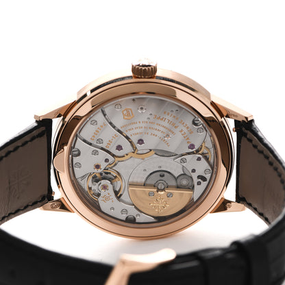 Patek Philippe 18K Rose Gold Alligator 40.5mm Annual Calendar Regulator Display Automatic Watch Graphite 5235/50R 4 of 5