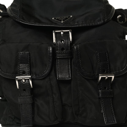 Prada Tessuto Nylon Vitello Backpack Black 7 of 16
