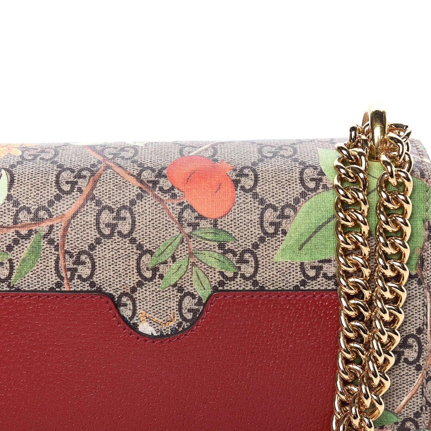 GG Supreme Monogram Tian Small Padlock Shoulder Bag Beige Multicolor New Acero