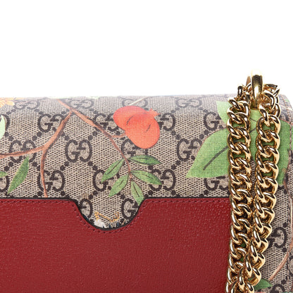 Gucci GG Supreme Monogram Tian Small Padlock Shoulder Bag Beige Multicolor New Acero 11 of 11