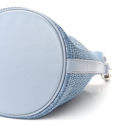Marc Jacobs Woven The Bucket Bag Pale Blue 10 of 10