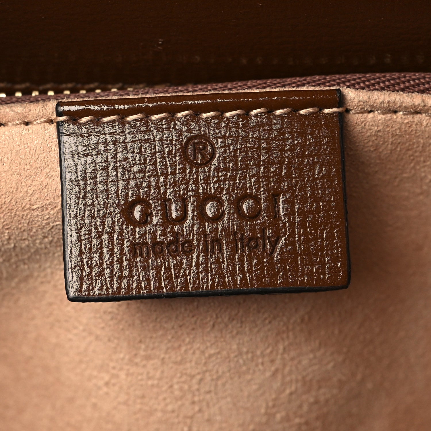 Gucci GG Supreme Monogram Horsebit 1955 Shoulder Bag Beige Brown Sugar 6 of 7